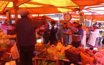 balanzas en mercado